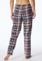 Hose lang Flanell Organic Cotton Karos multicolor - Mix+Relax