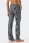 Broek lang, modal, zakken, bladprint multicolour - Mix+Relax