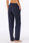 Lange broek stippen donkerblauw - Mix+ Relax