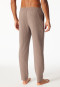 Hose lang Single Jersey Jacquard Streifen nougat - Mix+Relax