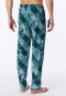 Long Pants, Deep Sea Green, Printed - Mix+ Relax