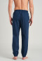 Hose lang Webware Bündchen Streifen jeansblau - Mix+Relax