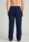 Pantalon long flanelle à carreaux bleu nuit - Mix + Relax