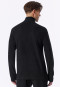 Jas met lange mouwen, dubbelrib, oversized, ritssluiting, warm, zwart - Mix+ Relax