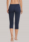 Jersey broek 3/4-lengte tulpenzoom nachtblauw bedrukt - Mix+Relax