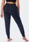 Jerseyhose Bündchen nachtblau bedruckt - Mix+Relax