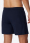 Boxer lungo in jersey blu scuro - Mix+Relax