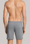 Long Boxer Jersey dunkelgrau meliert - Mix & Relax Cotton