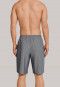 Long Boxer Webware Fischgrat dunkelgrau gemustert - Mix & Relax