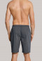 Caleçon long tissé bleu foncé-blanc rayé - Mix & Relax