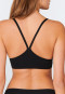 Microfiber lounge bra without clasp racerback black - Mix & Relax Lounge