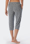 Loungehose 3/4-lang Modal Bündchen Punkte jade - Mix+Relax