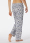 Loungebroek lang bloemenprint meerkleurig - Mix+Relax