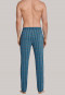 Long lounge pants interlock blue checkered - Mix+Relax