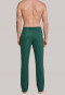 Lounge pants long fine interlock stripes green - Mix+Relax