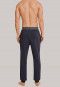 Loungehose lang Jersey Bündchen dunkelgrau - Mix & Relax Cotton Modal