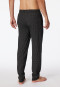 Pantaloni lunghi in stile lounge in jersey con motivo decorativo di colore nero - Mix + Relax