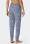 Pantalon de détente long poignets en modal noir - Mix + Relax