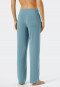 Lounge pants long modal Marlene cut blue-gray - Mix & Relax