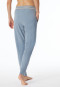 Loungehose lang Organic Cotton Bündchen jeans-meliert - Mix+Relax