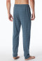 Pantaloni Lounge lunghi jeans in Organic Cotton blu fantasia - Mix+Relax Organic Cotton