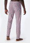 Loungehose lang Organic Cotton kariert rot - Mix+Relax