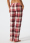 Pantalon d'intérieur long flanelle tissée carreaux multicolore - Mix+Relax