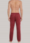 Pantalon d'intérieur long bordeaux à motifs - Mix+Relax