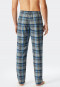 Pantalon d'intérieur long, matière tissée à carreaux, multicolore - Mix + Relax