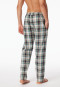Loungehose lang Webware Organic Cotton Karos mehfarbig - Mix+Relax