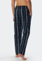 Lounge pants long woven fabric organic cotton checks multicolored - Mix & Relax