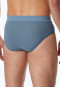 Mini briefs Organic Cotton patterned blue-grey - Comfort Fit