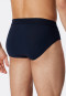 Mini briefs Organic Cotton patterned midnight blue - Comfort Fit