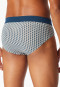 Mini briefs Organic Cotton patterned silver - Comfort Fit