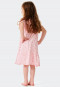 Camicia da notte a maniche corte in cotone biologico, balza, fiori, ballerina, rosa - Princess Lillifee