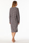 Nachthemd langarm graphit gemustert - Comfort Essentials