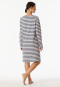 Nachthemd langarm Ringel champagner - Casual Essentials