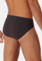 Slip Rio in fine interlock con fantasia, antracite/rosso - Fine Interlock