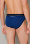 Confezione da 3 slip Rio in cotone biologico con elastico in vita blu / nero - 95/5