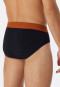 Slip Rio par lot de trois, ceinture élastiquée, coton bio multicolore - 95/5