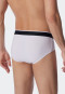 Rio briefs 3-pack organic cotton woven elastic waistband white - 95/5