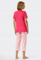 Pajamas 3/4 length Tencel pink - Pure Stripes
