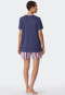 Pyjama court interlock encolure en V multicolore - Comfort Fit