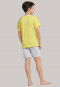 Pajamas short jersey crew neck city yellow - City Wanderer