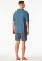 Schlafanzug kurz Organic Cotton Karos graphit - Comfort Nightwear