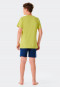 Short pajamas organic cotton lime - Siesta Digital