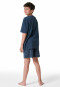 Short pyjamas Organic Cotton palm trees graphite - Nightwear