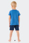 Schlafanzug kurz Organic Cotton Pelikan aqua - Natural Love