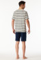 Short pyjamas striping lime white - Casual Nightwear