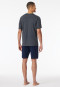 Pajamas short stripes anthracite - Casual Essentials